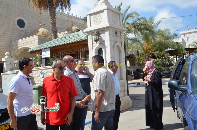  وصول الفوج الثاني من حجاج كفر قاسم حافلة الشيخ اياد عامر  الطائرة  والرئيس عادل وأهالي كفر قاسم في استقبالهم